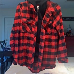 Large flannel buffalo plaid